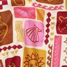 popeline di cotone Patchwork | Poppy Fabrics – crema/rosso scuro,  thumbnail number 2