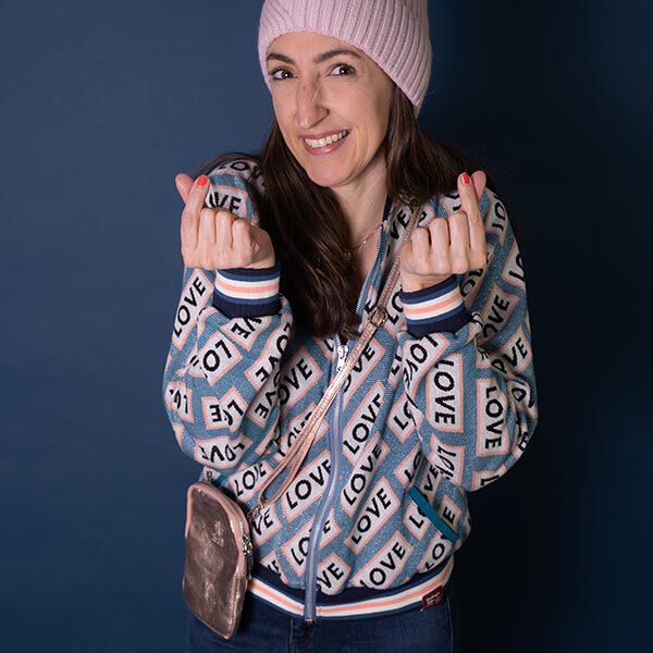 GOTS tessuto in maglia bio per bordi e polsini CUFF ME COLLEGE [140 cm | 7,5 cm] | Albstoffe,  image number 2
