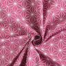 tessuto in cotone cretonne stelle giapponesi Asanoha – malva,  thumbnail number 3