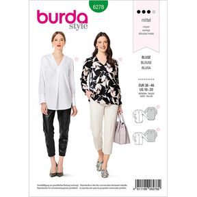 blusa, Burda 6278 | 36-46, 