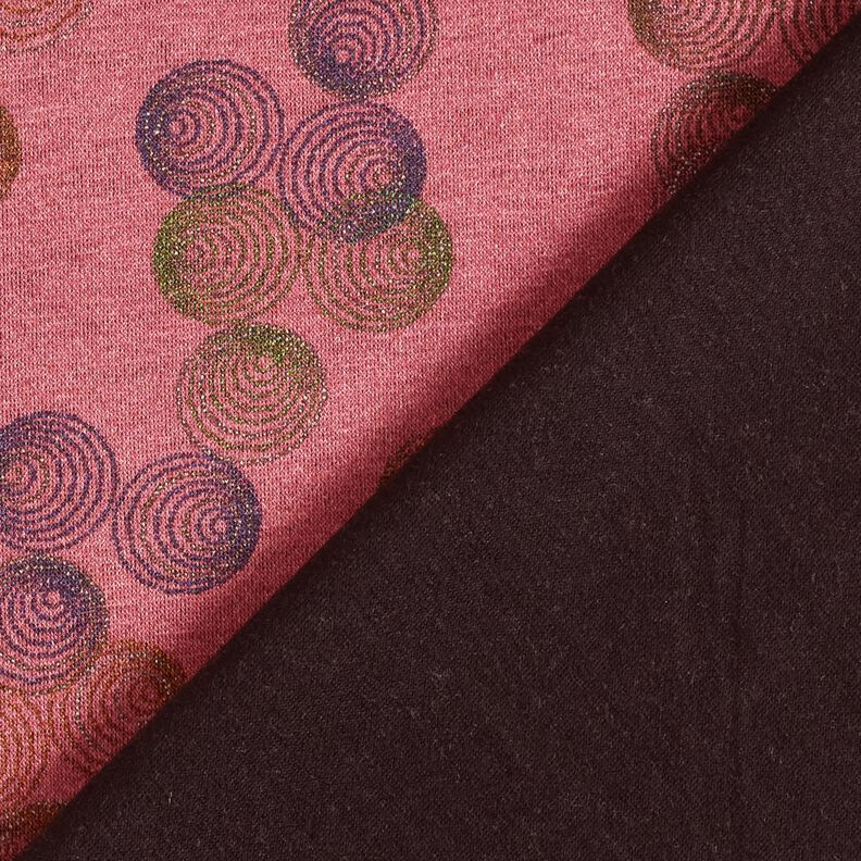 jersey di viscosa Cerchi variopinti – malva, image number 4