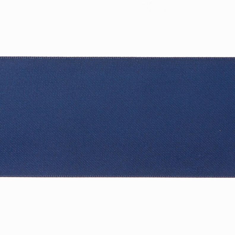 Nastro in satin [50 mm] – blu marino,  image number 1