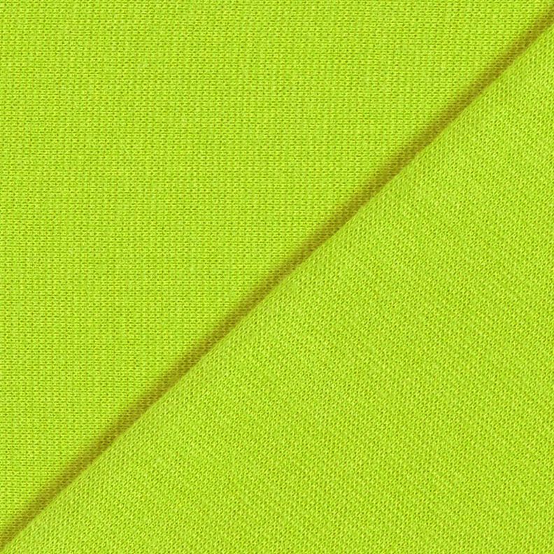 tessuto per bordi e polsini tinta unita – verde lime, image number 3