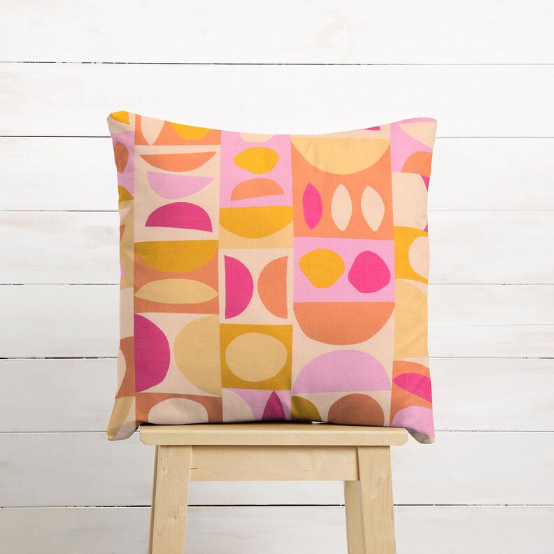 tessuto arredo mezzo panama Variazioni colorate – giallo chiaro/violetto pastello, image number 10