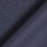 Tessuto per abito elasticizzato misto viscosa in tinta unita – blu notte,  thumbnail number 3