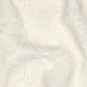 ecopelliccia fantasie a cuori | Poppy Fabrics – bianco lana, 