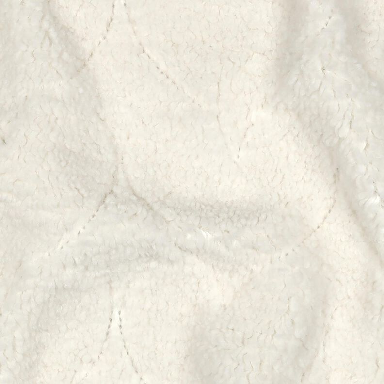 ecopelliccia fantasie a cuori | Poppy Fabrics – bianco lana,  image number 2
