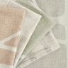 tessuto per tende a vetro misto lino Righe irregolari  – grigio/naturale,  thumbnail number 5