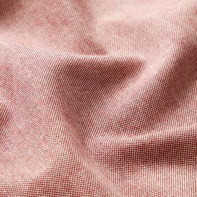 tessuto arredo, mezzo panama chambray, riciclato – rosso carminio/naturale, 