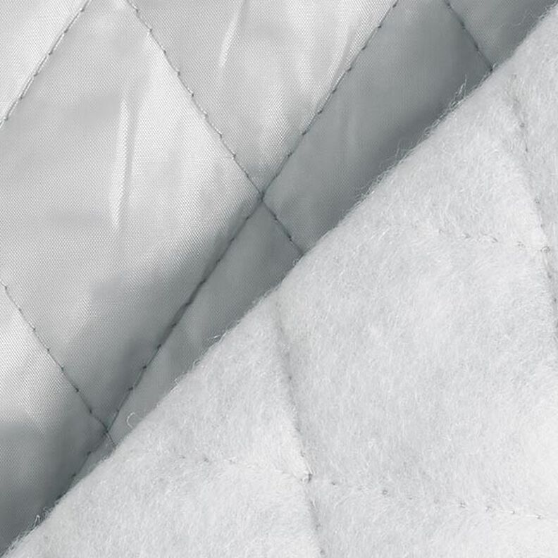 Fodera trapuntata a rombi – grigio argento,  image number 5