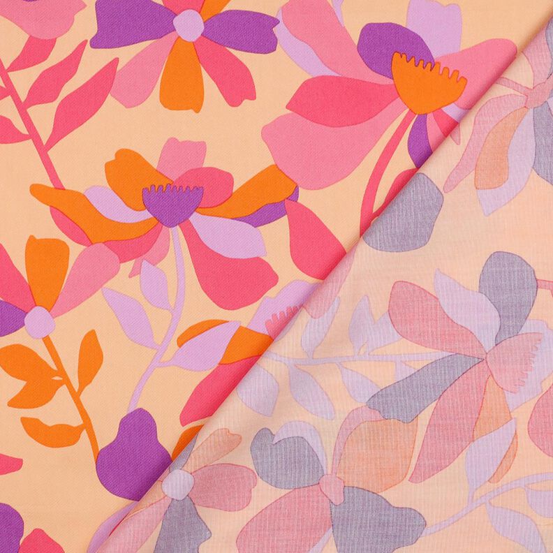 Satin di cotone Cloverdale | Nerida Hansen – albicocca/pink,  image number 4