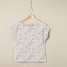 GOTS jersey di cotone Prato di fiori selvatici stampa digitale – avorio,  thumbnail number 5