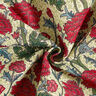 tessuto arredo gobelin Peonie artistiche – beige chiaro/rosso carminio,  thumbnail number 4
