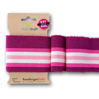 GOTS tessuto in maglia bio per bordi e polsini CUFF ME COLLEGE [140 cm | 7 cm] | Albstoffe, 