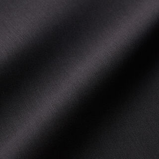 Popeline elasticizzato in tinta unita – nero, 