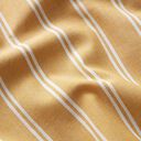 misto lino-cotone stretch, righe – giallo sole/bianco, 