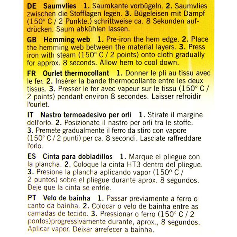Nastro termoadesivo per orli HT3, 2 cm x 25 m,  image number 3