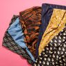 Chiffon gessato glitterato con maglia a catena – nero/bianco,  thumbnail number 6