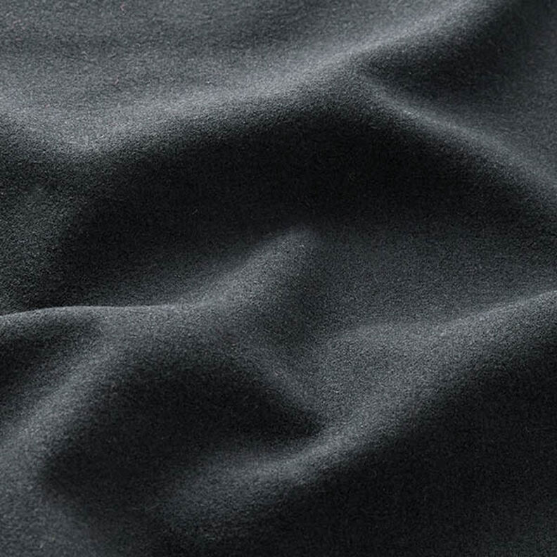 Tessuto in velluto tinta unita per cappotti – nero,  image number 2