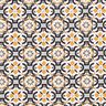tessuto in cotone cretonne Motivo a piastrelle – bianco/nero,  thumbnail number 1