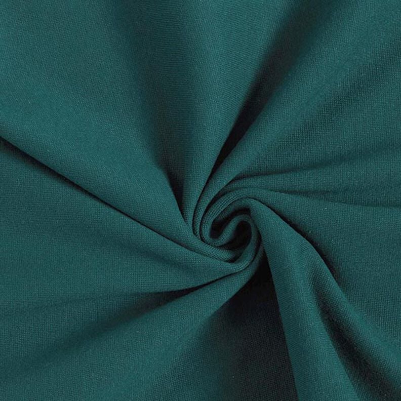 tessuto per bordi e polsini tinta unita – verde scuro,  image number 1