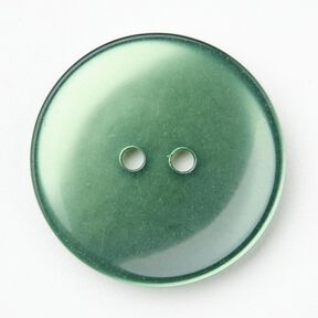 Bottone a 2 fori lucido [Ø 25 mm] – verde abete, 