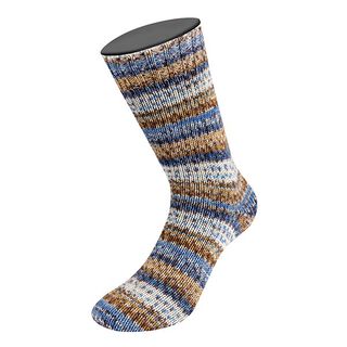 Meilenweit 100 Merino extrafine Duetto, 100g | Lana Grossa – crema/azzurro, 