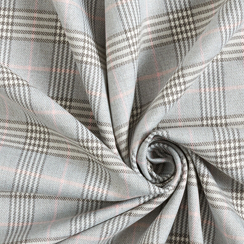 tessuto stretch per pantaloni Quadri scozzesi – grigio chiaro/grigio scuro,  image number 3