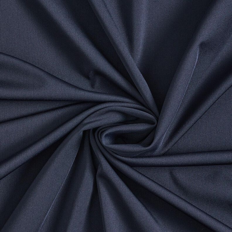 Maglia sportiva e funzionale in tinta unita – nero-azzurro, image number 1