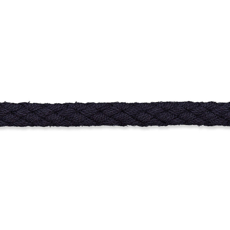 Cordoncino in cotone [Ø 5 mm] – blu notte,  image number 1