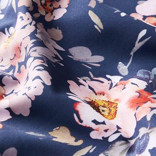 softshell fiori ad acquerello – blu marino, 