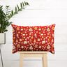 tessuto in cotone popeline panpepato – rosso carminio/senape,  thumbnail number 6
