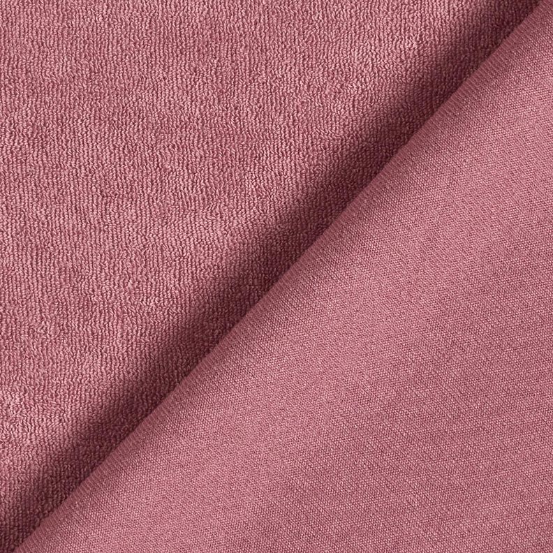 tessuto in spugna stretch tinta unita – color bacca chiaro,  image number 3