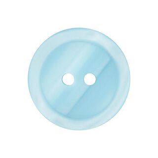 bottone in plastica 2 fori basic - azzurro, 