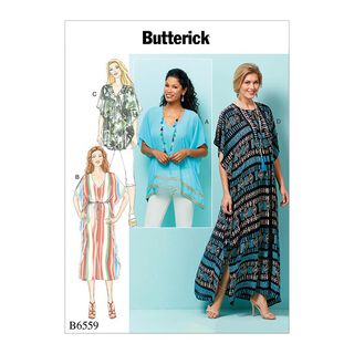 top | abito a tunica | caftano, Butterick 6559 | XS - M, 