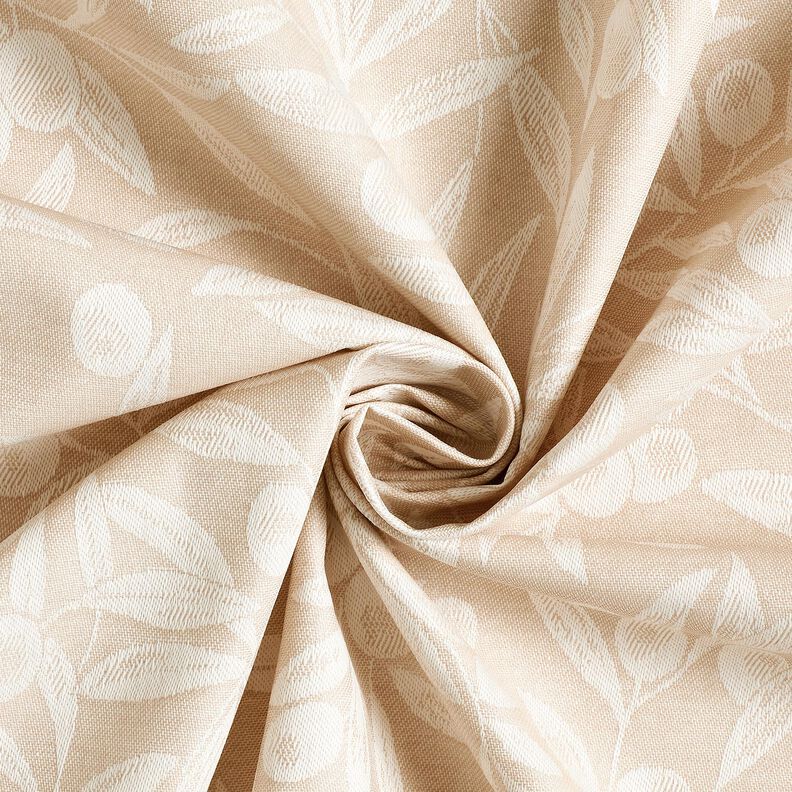 cotone rivestito Jacquard Olive ricoperte – naturale/beige chiaro,  image number 3