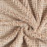 Pelliccia sintetica effetto maglia grossa – beige,  thumbnail number 3