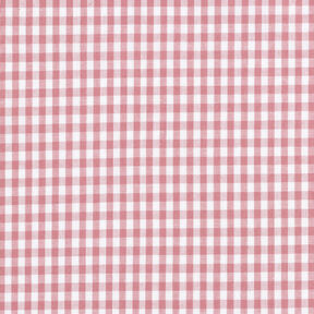 tessuto in cotone Quadro vichy 0,5 cm – rosa anticato/bianco, 