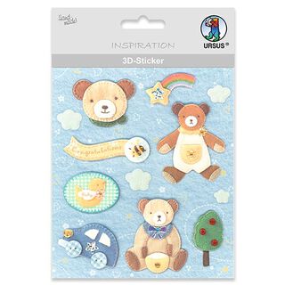 Adesivo 3D Orsacchiotto  – mix di colori, 