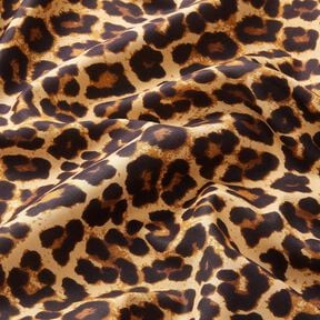 Tessuto di viscosa Leopardo – beige/nero, 