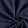 Tessuto di cotone con aspetto lino – blu notte,  thumbnail number 1