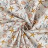 tessuto in cotone cretonne Fondale marino – beige chiaro/giallo curry,  thumbnail number 3