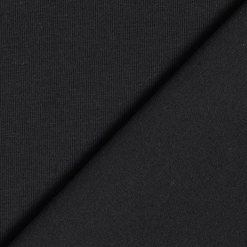 GOTS jersey di cotone | Tula – nero,  image number 3
