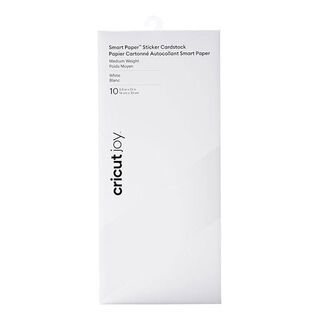 Cricut Joy Smart Sticker Cardstock [14x33 cm] | Cricut – bianco, 