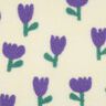 tessuto peluche Tulipani | Poppy Fabrics – avorio,  thumbnail number 1