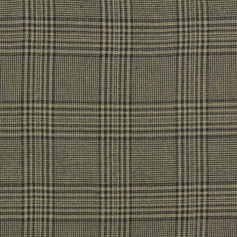 Tessuto di viscosa Principe di Galles – verde oliva,  image number 1