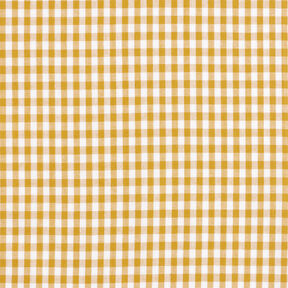 tessuto in cotone Quadro vichy 0,5 cm – senape/bianco, 