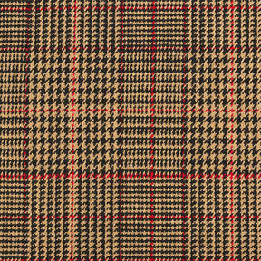 Tessuto in cotone per cappotto Principe di Galles – moca, 