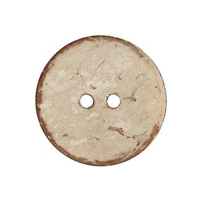 bottone in cocco 2 fori basic Chalky - beige, 