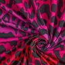 French terry, felpa estiva Leopardo a colore sfumato stampa digitale | by Poppy – porpora/rosso,  thumbnail number 3